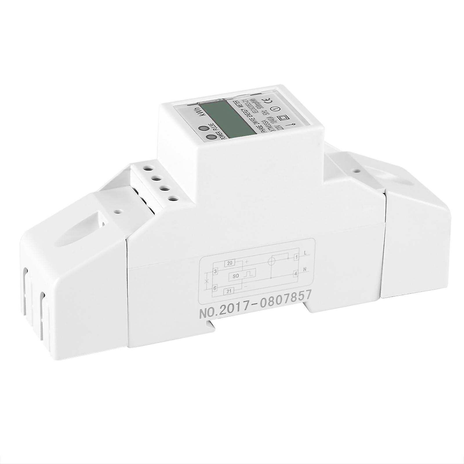 Digital Lcd Single Phase Din Rail Electric Meter 10-40a Electronic Kwh Meter