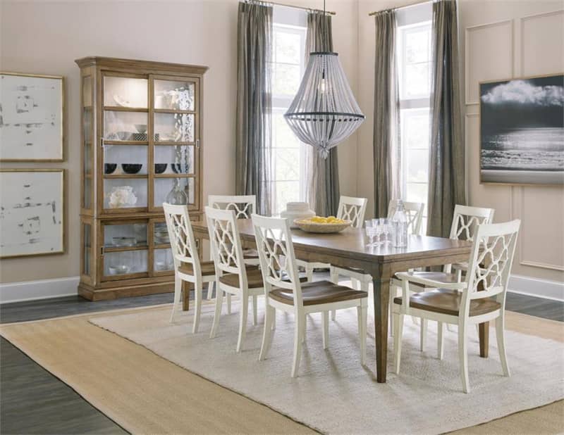 Hooker Furniture Dining Room Montebello Wood Seat Arm Chair