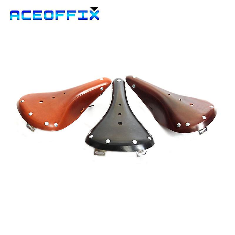 Born Pretty Aceoffix For Brompton Saddle Leather Handmade Men Or Women Folding Bike Retor Saddle Bicycle Accessories