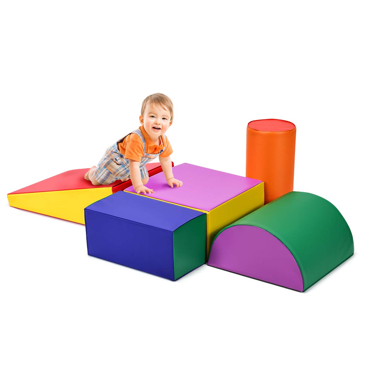 Crawl and Climb Foam Play Set, Colorful Fun Toddler Nugget