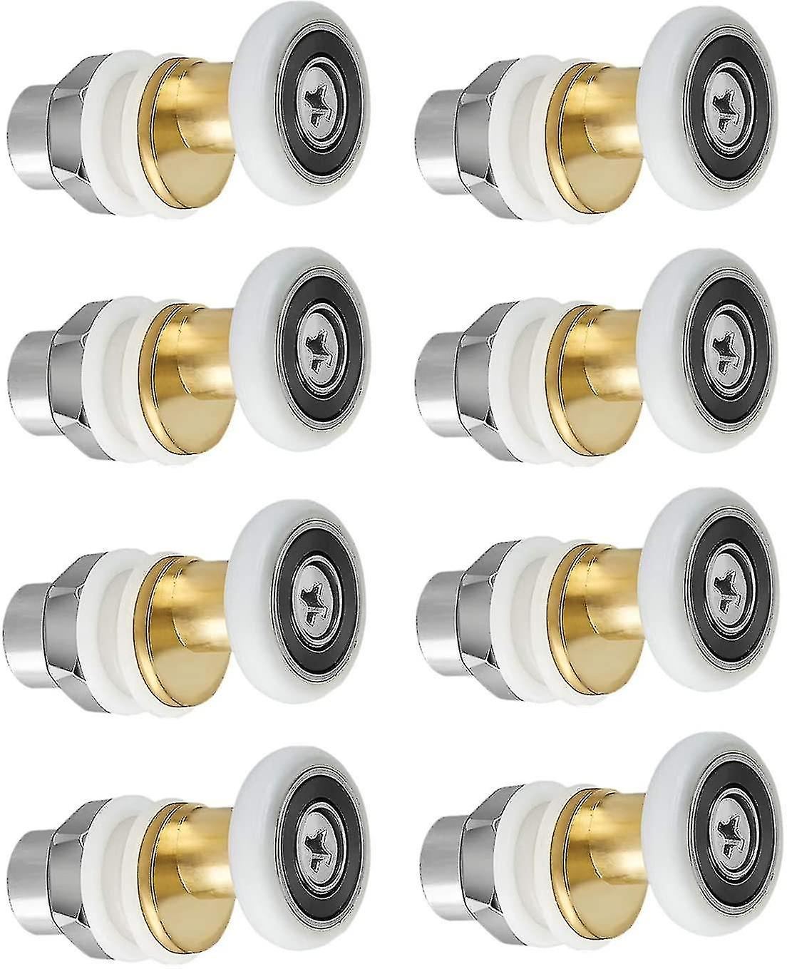 Shower Door - Roller Caster Wheel For Shower Door Sliding Rollers Door Roller Replacement Wheel 8pcs 19mm