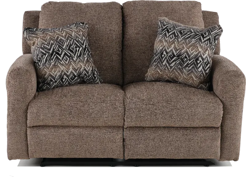 Calvin Otter Brown Power Reclining Loveseat