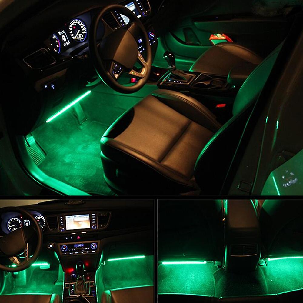 48 Led Car Charge Interior Accessories Floor Decorative Atmosphere Lamp Light Us