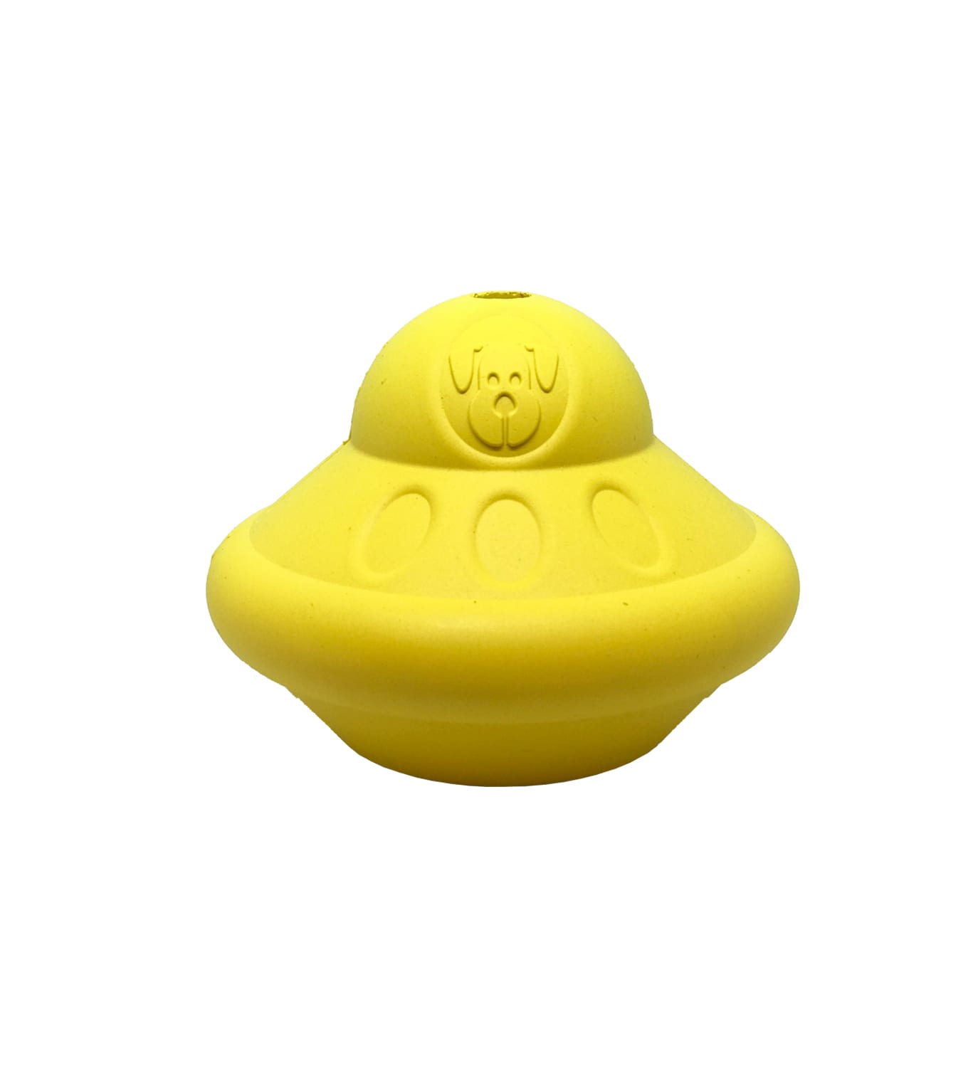 Spotnik Flying Saucer Durable Rubber Chew Toy for Dogs