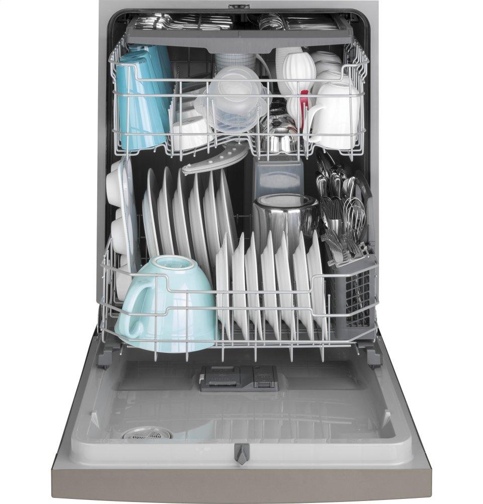 Ge Appliances GDF630PMMES Ge® Front Control With Plastic Interior Dishwasher With Sanitize Cycle & Dry Boost