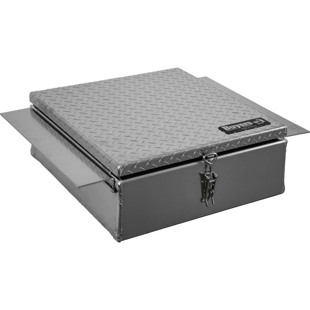 Buyers Products Company 24 in. Diamond Tread Aluminum In-Frame Top Mount Truck Tool Box 1705384