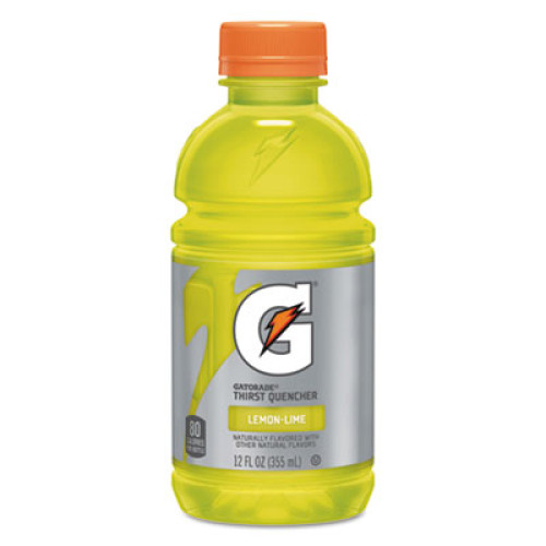 Gatorade G-Series Perform 02 Thirst Quencher， Lemon-Lime， 12 oz Bottle， 24/Carton (12178)