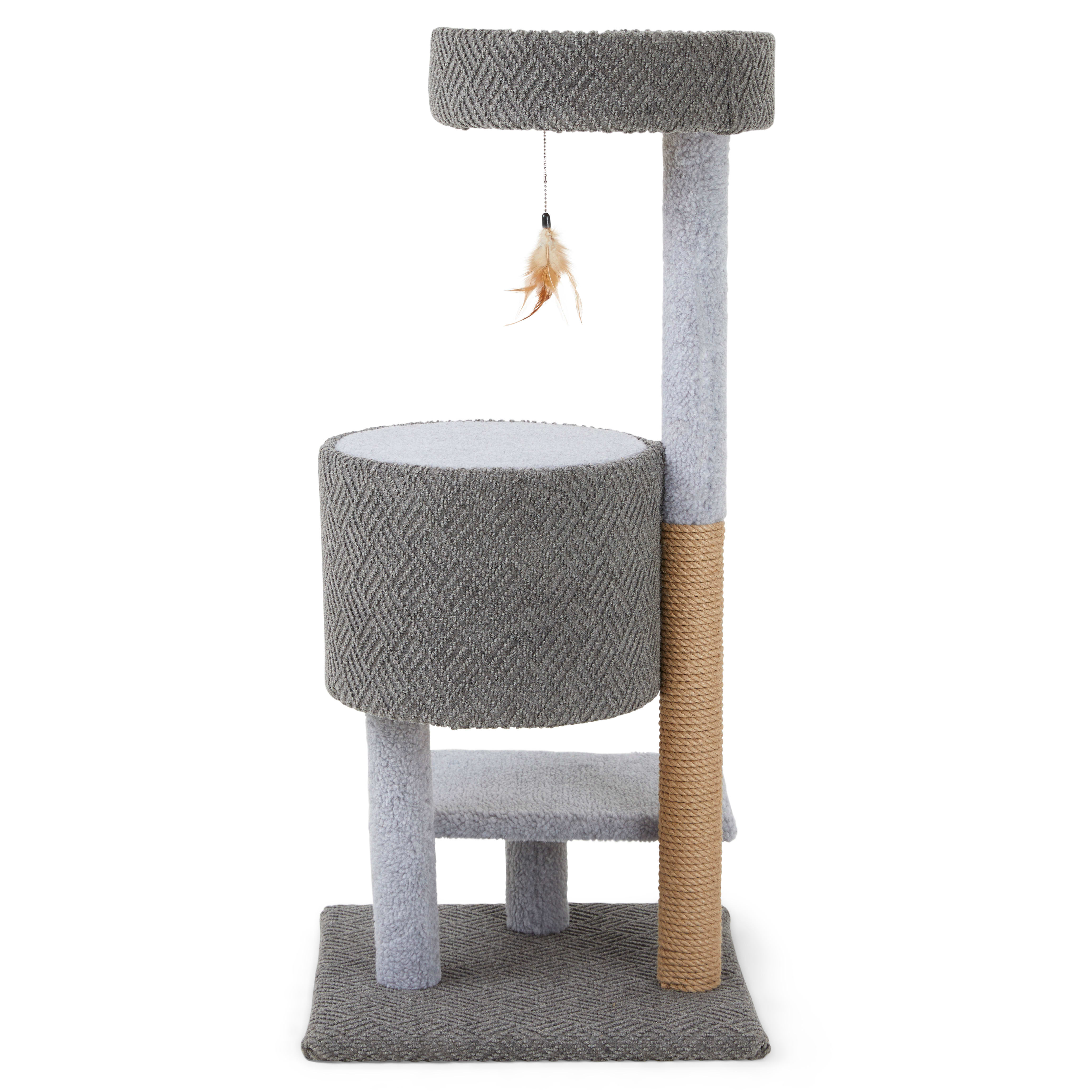 EVERYYAY Lookout Loft 3-Level Cat Tree with Condo， 19.25