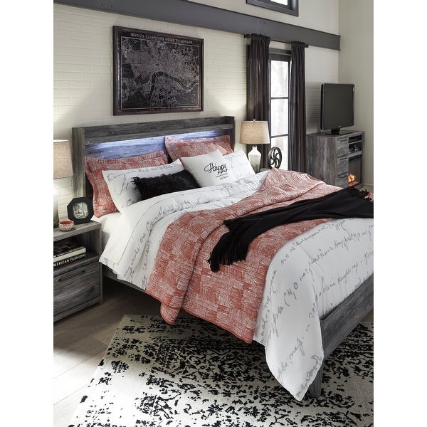 Signature Design by Ashley Baystorm Smoky Gray Panel Headboard - - 21642746