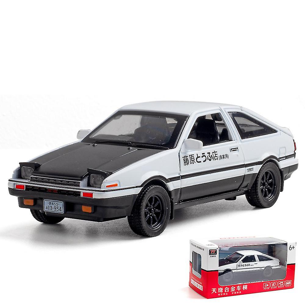 Toyota Ae86 Sports Car Model With Light and Openable Door Musical Simulation Car