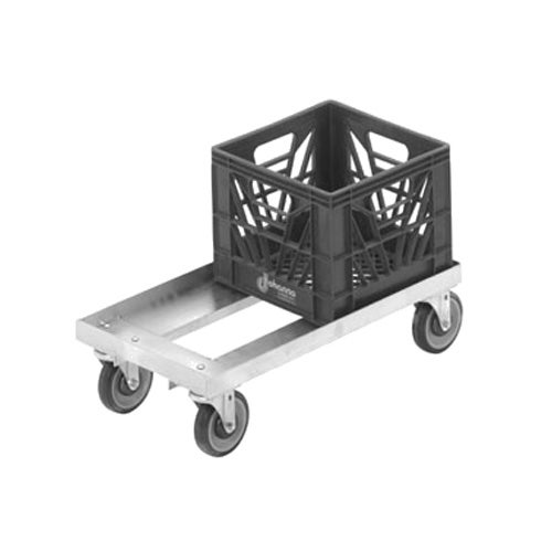 Channel Manufacturing MC1326 Milk Crate Dolly， Double Stack， Holds (2) 13