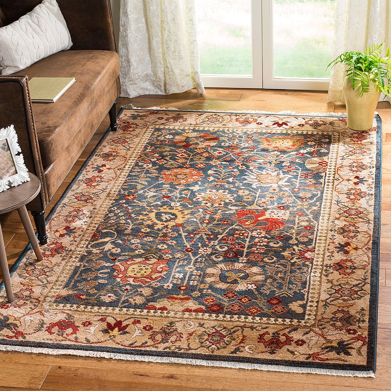 Safavieh Kashan Jenn Floral Framed Rug