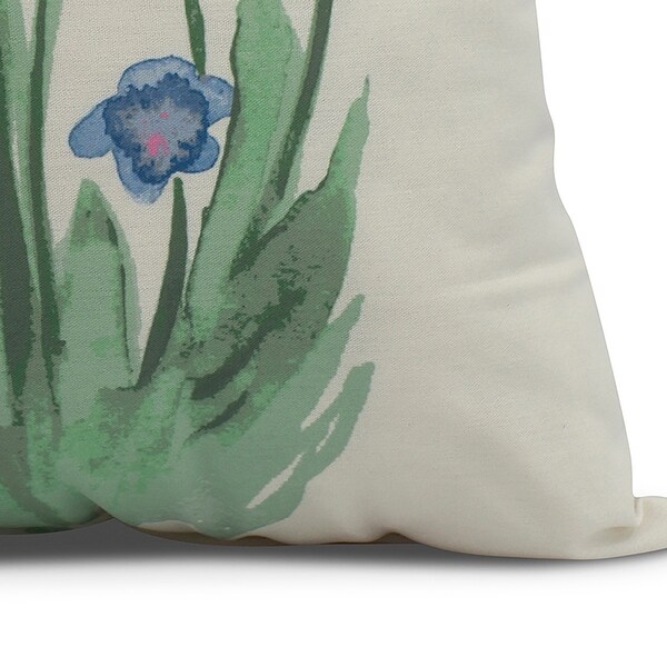 16 x 16 inch Pretty Little Flower Outdoor Pillow