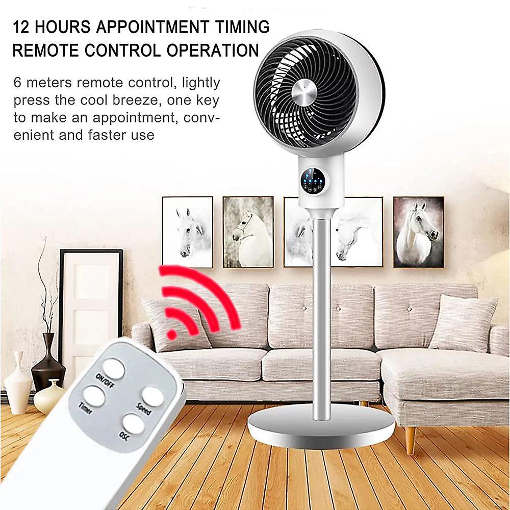 Air Circulation Fan Household Electric Fan Student Bedroom Desk Fan Floor Fan 3-speed Adjustment With Touch Panel