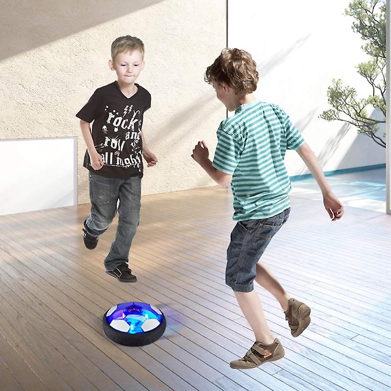 Rechargeable Hover Soccer Ball Foam Bumper Led Lights Indoor Toys Sports Game