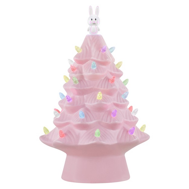 Ceramic Led Easter Bunny Tree