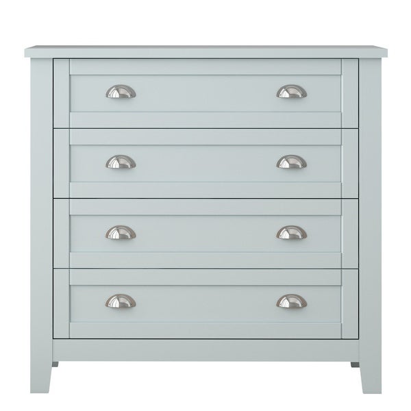 Country 4 Drawer Combo Chest of Drawers Bedroom Storage Cabinet - - 36966265