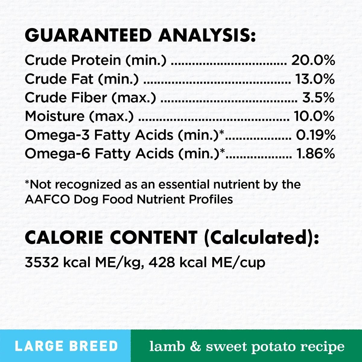 Nutro Limited Ingredient Diet Sensitive Support with Real Lamb and Sweet Potato Grain-Free Large Breed Adult Dry Dog Food