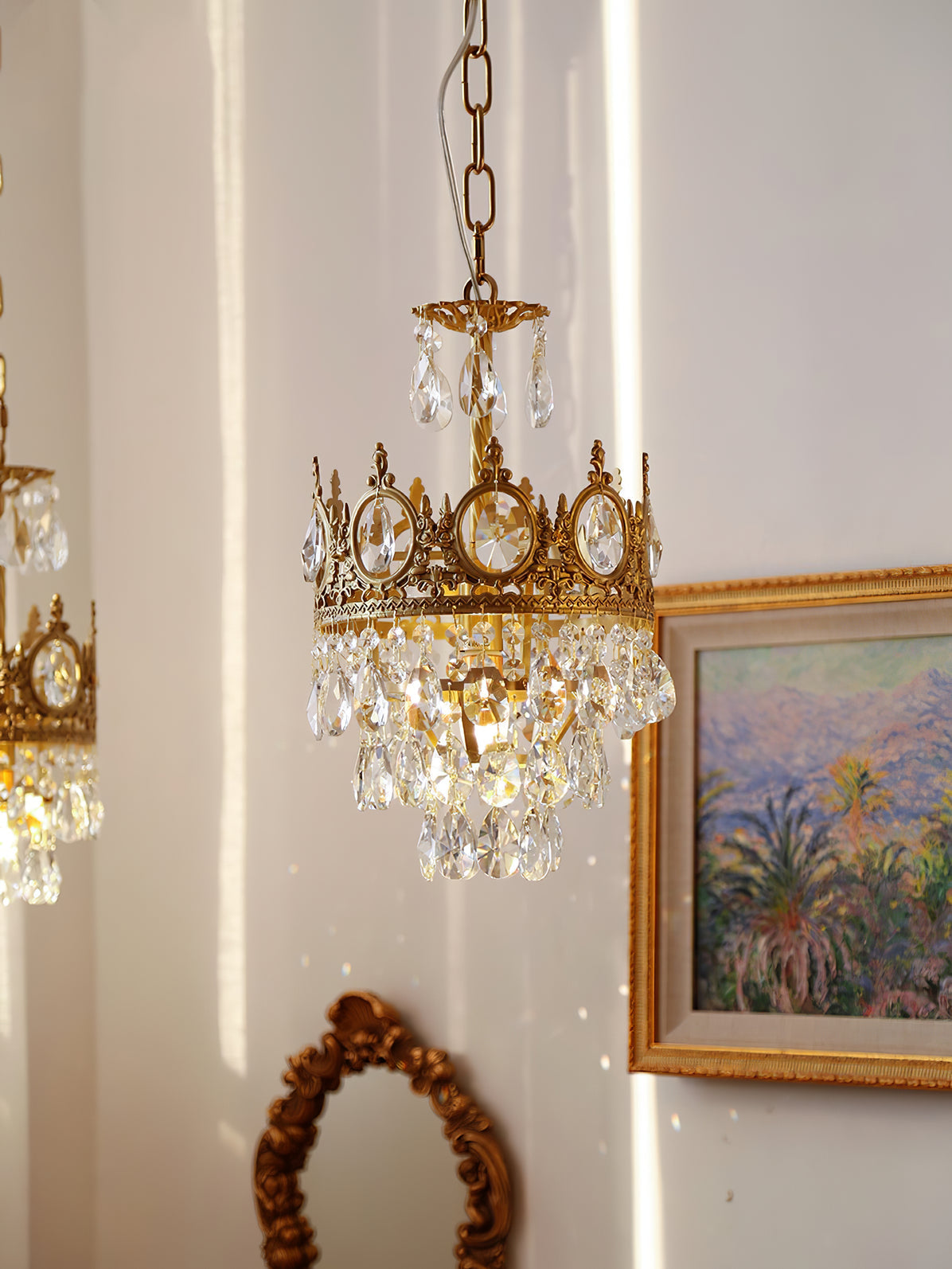 Vintage Crystal Chandelier