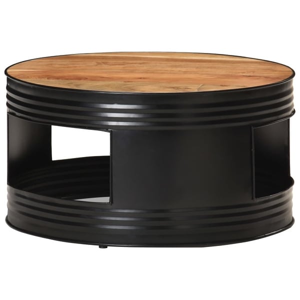 vidaXL Coffee Table Black 26.8