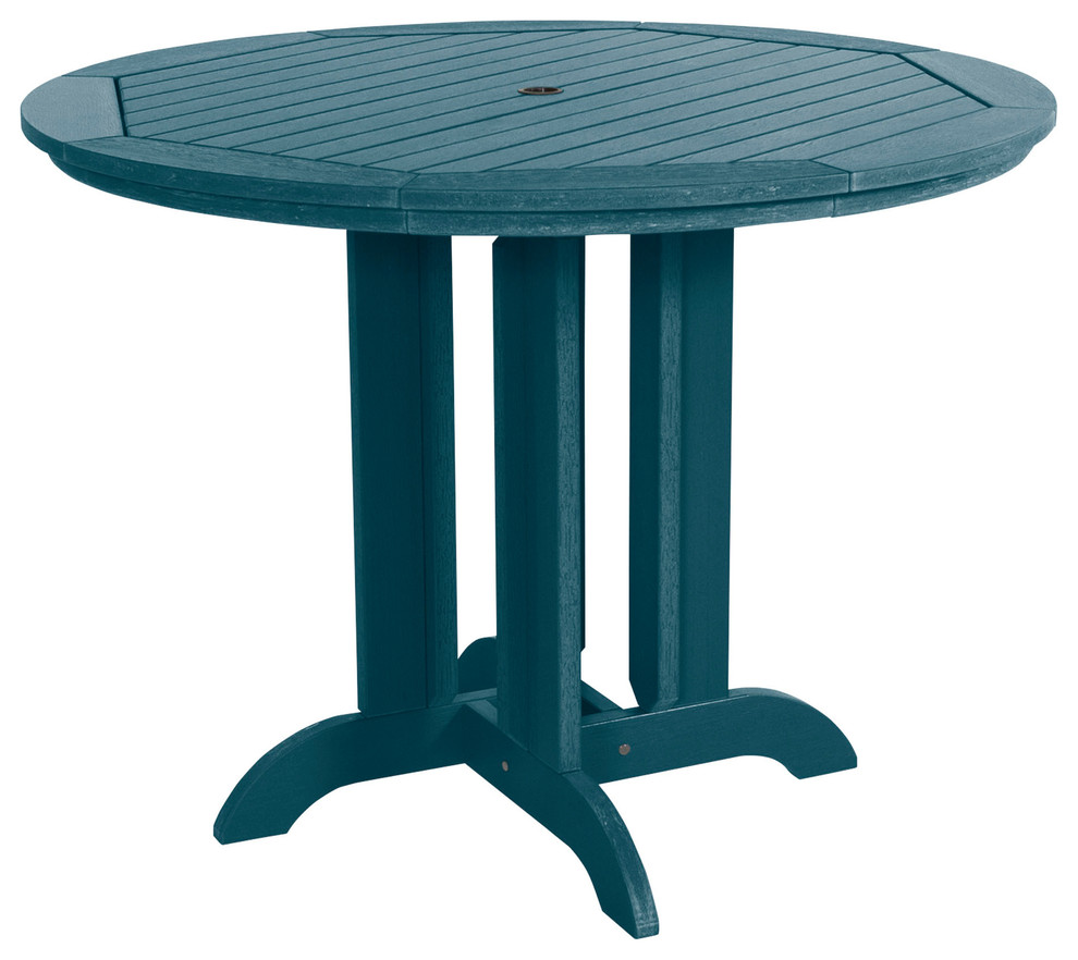 Round Counter Height Dining Table  48  x27 x27  Contemporary   Outdoor Pub And Bistro Tables   by highwood  Houzz