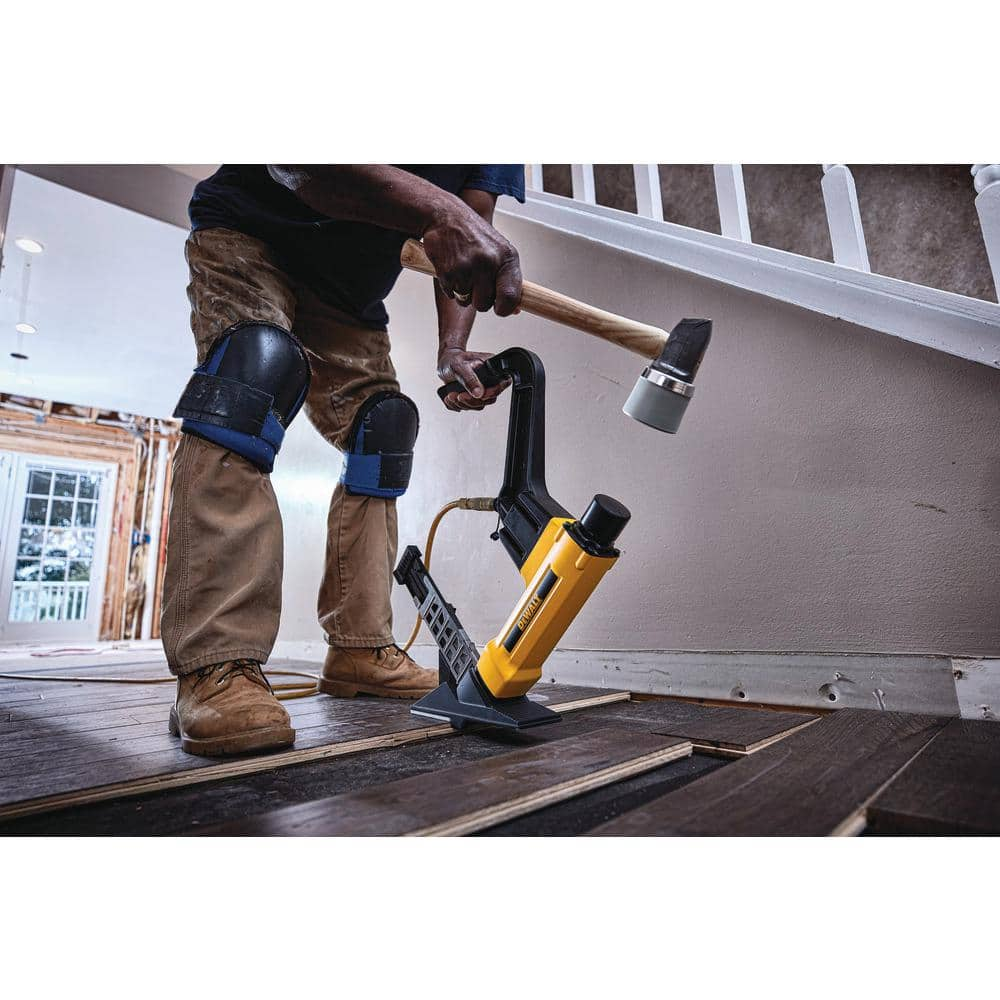 DEWALT 2-in-1 Pneumatic 15.5-Gauge and 16-Gauge Flooring Tool DWFP12569