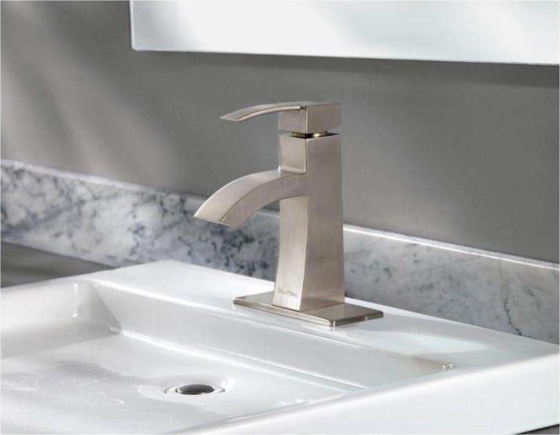 Pfister LF-042-BNKK Bernini Single Control 4 Centerset Bathroom Faucet in Brushed Nickel