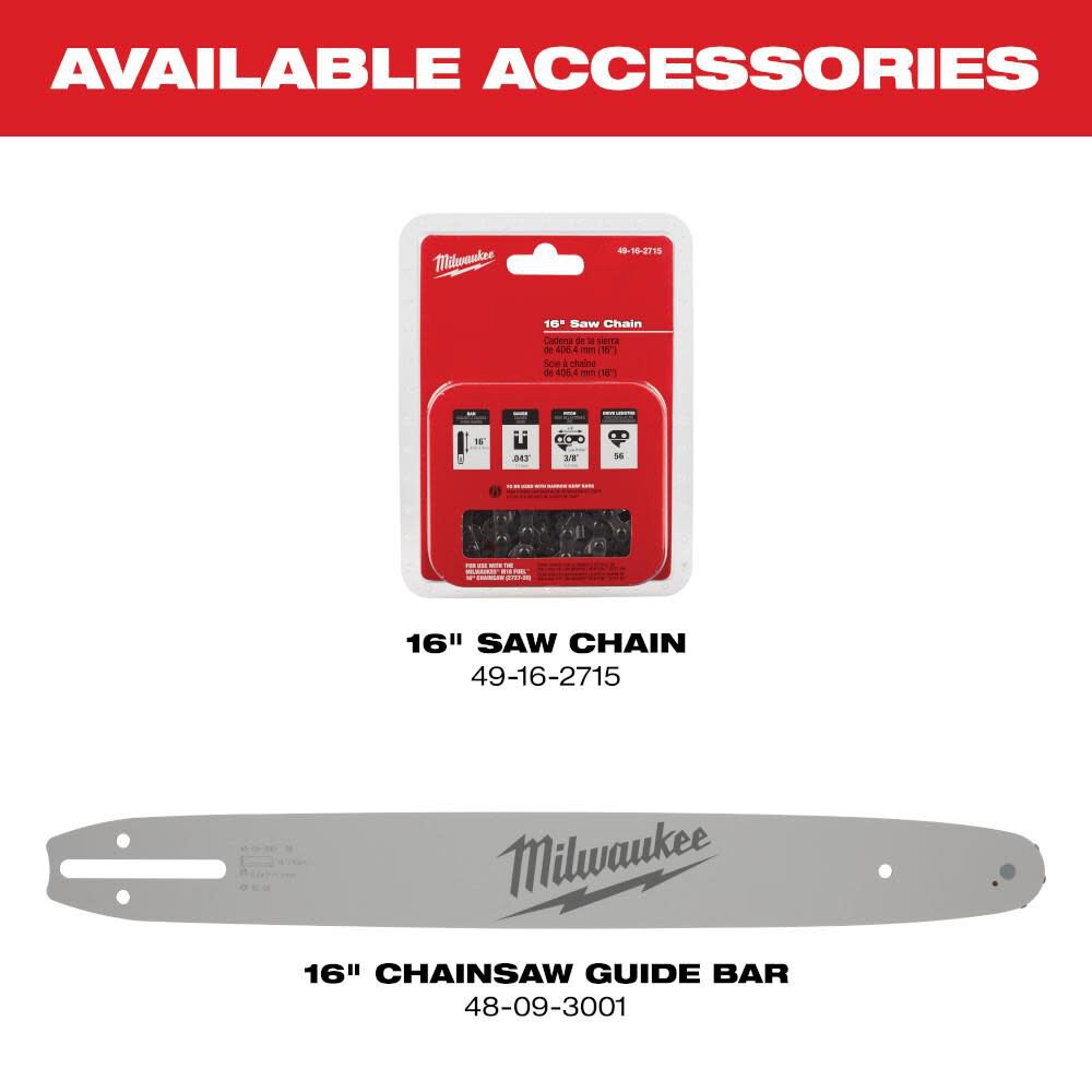 MW M18 FUEL 16 in. Chainsaw 2727-20 from MW