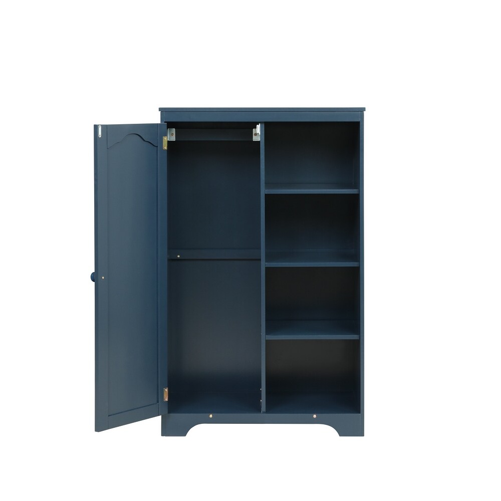 Wood Cabinet with 1 Doors and Shelf