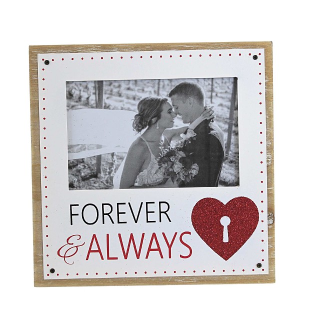 Romantic Message Photo Frame Forever Picture Love Heart K amp K Interiors Single Image Frames