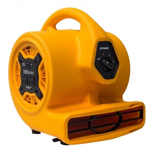 XPOWER P-130A Compact Air Mover with Daisy Chain