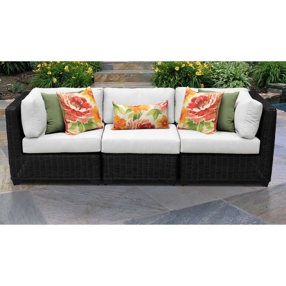 Venice 3 Piece Outdoor Wicker Patio Furniture Set