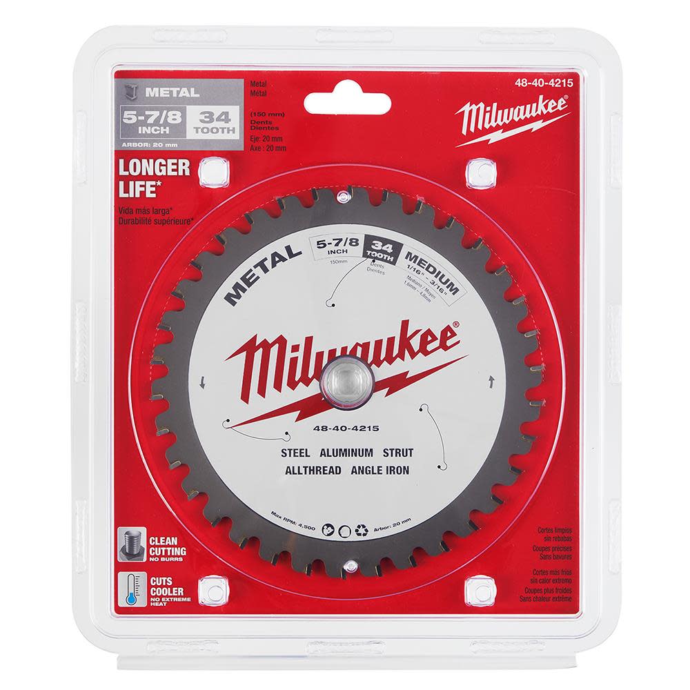 5-7/8 in. Metal Cutting Circular Saw Blade ;