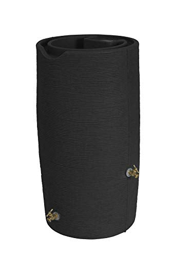 Good Ideas Impressions Stone 65 Gallon Rain Saver - Black