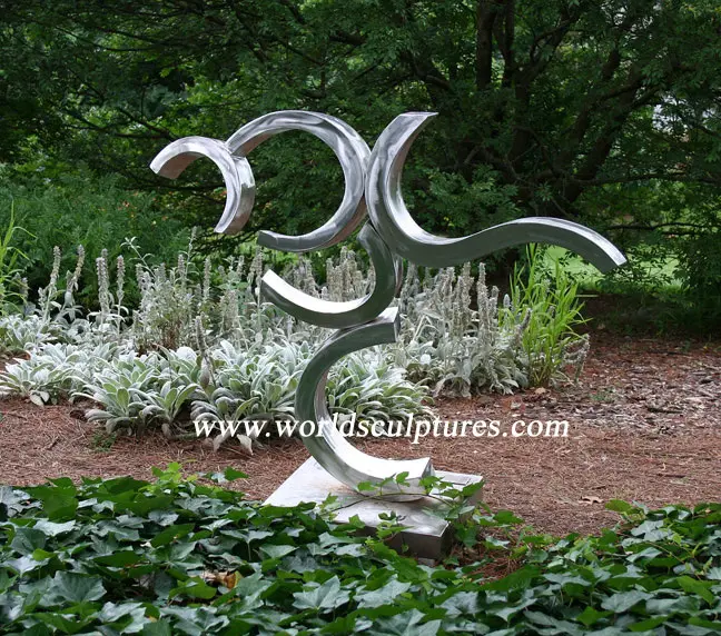 Custom metal crafts outdoor statue Stainless steel Garden decoration supplies metal sculptures for sale