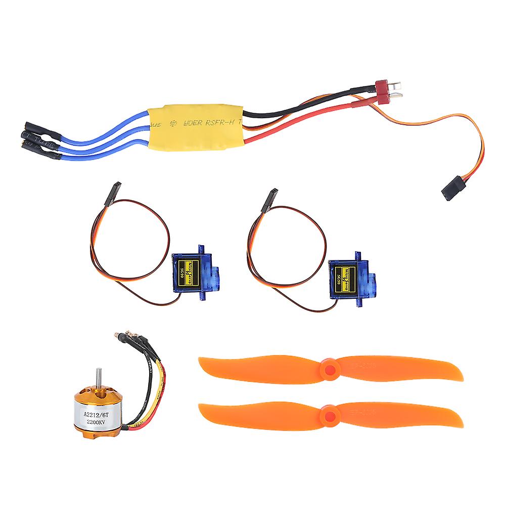 A2212 2200kv Brushless Motor 30a Esc Sg90 9g Micro Servo 6035 Propeller For Rc Plane(2200kv Motor 6035 Propeller 9g Servo 30a Esc )