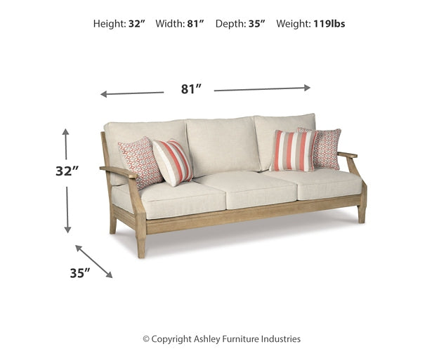 Clare View Outdoor Sofa with Lounge Chair