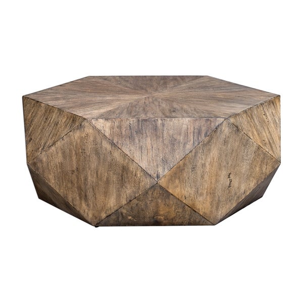 Uttermost Volker Burnished Honey Coffee Table