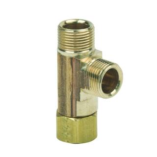 BrassCraft 38 in. x 38 in. x 38 in. Compression x Compression Brass T-Fitting CT2-666X P