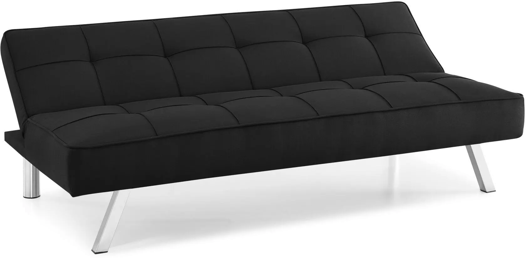 Carly Black Serta Convertible Sofa Bed