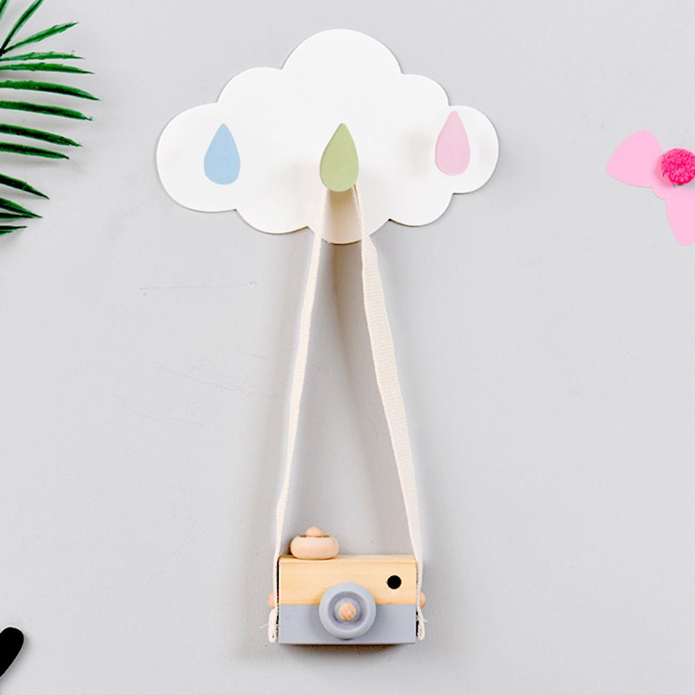 COUNTDOWN Cute Cloud Hook Plastic Clothes Storage Hanger Rack Wall Kid Bedroom Decor