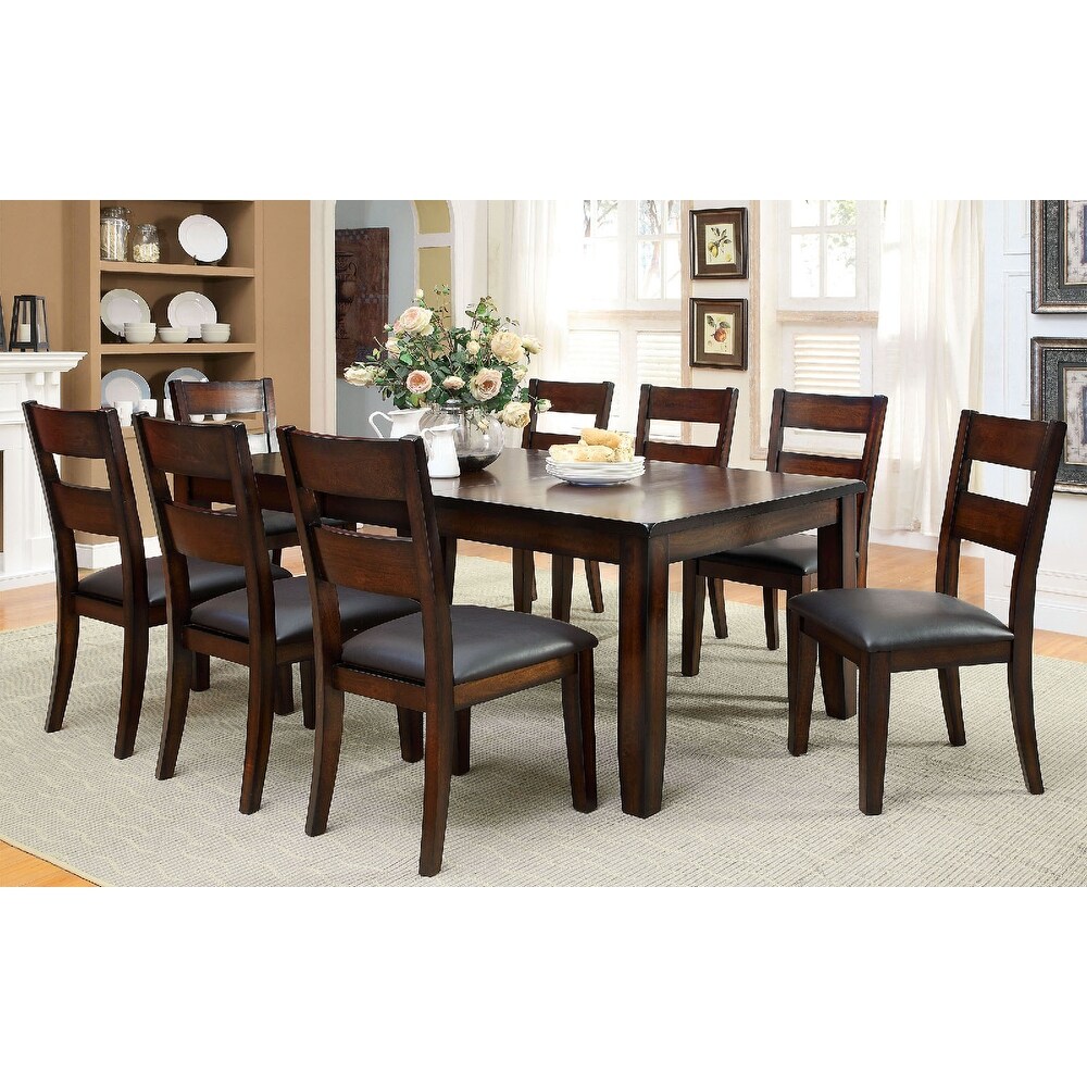 Rectangular Dining Set in Dark Cherry