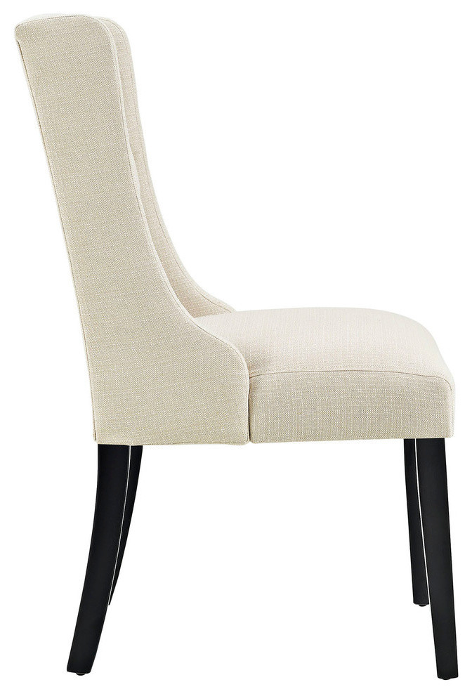 Baronet Button Tufted Dining Chair   Transitional   Dining Chairs   by Morning Design Group  Inc  Houzz