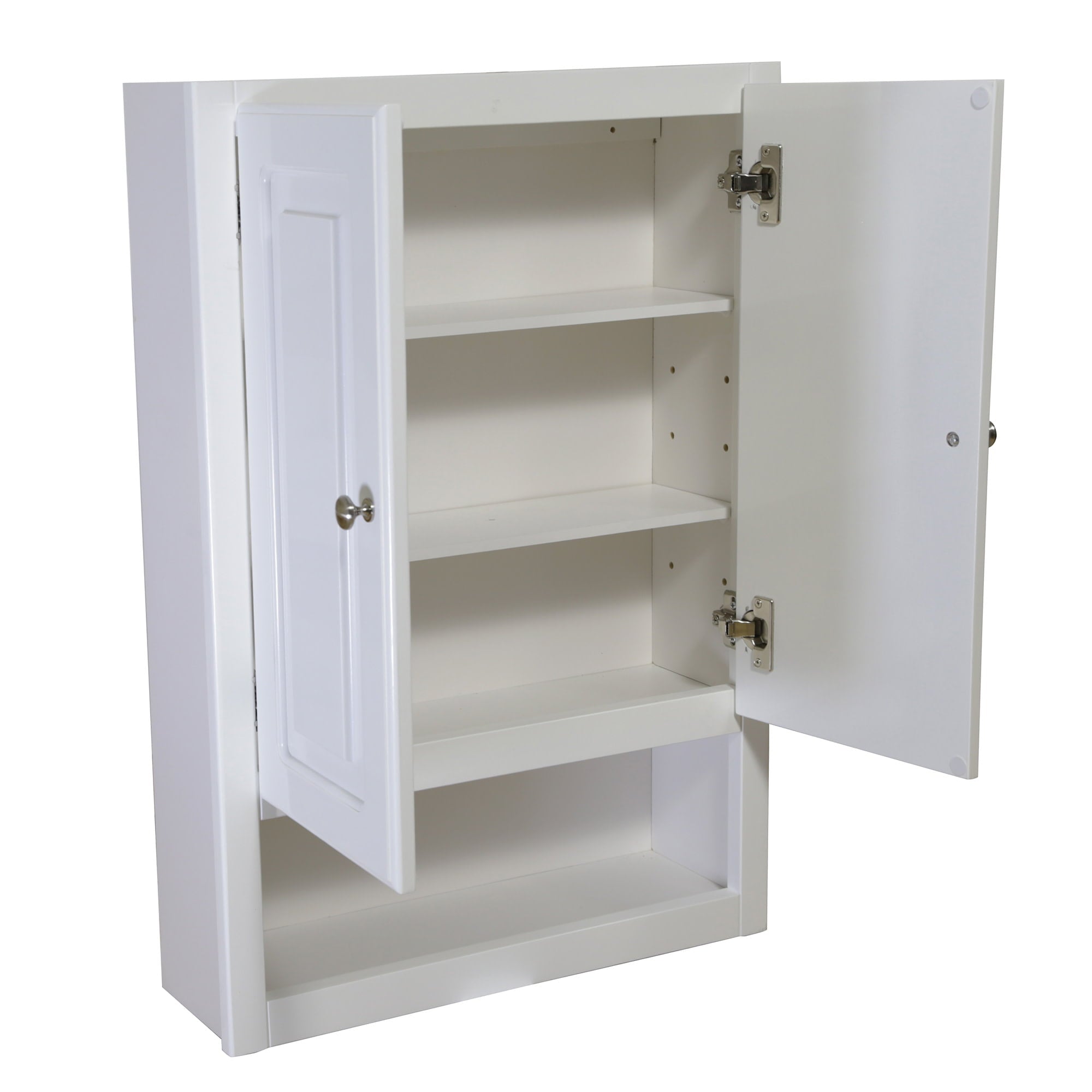 Design House Concord Fully Assembled 2-Door Bathroom Wall Cabinet in White