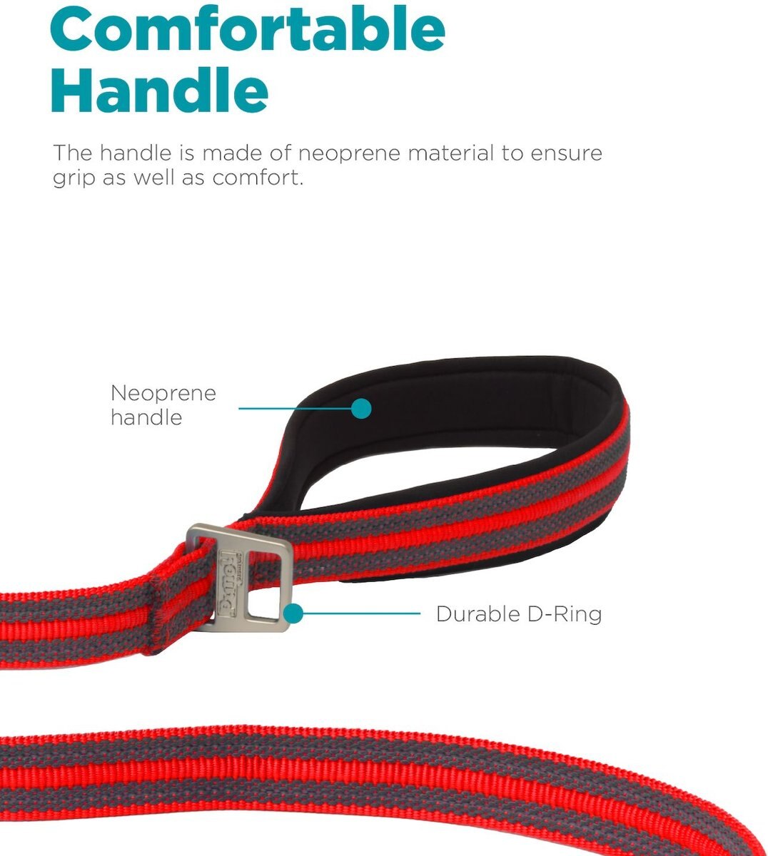 Outward Hound Boulder Grip Reflective Dog Leash