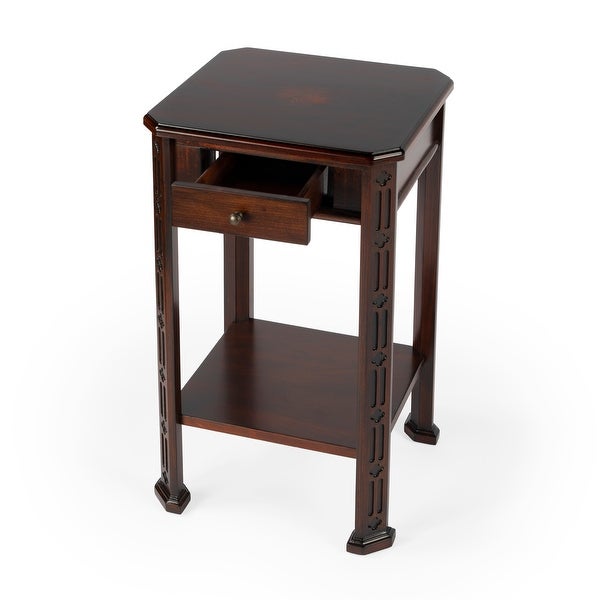 Moyer Wood Side Table with Storage