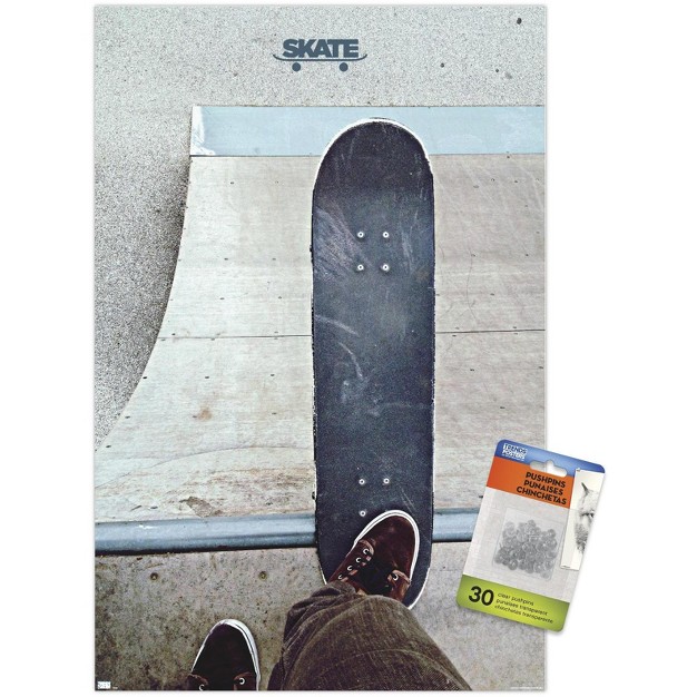 Trends International Skateboarding Drop In Unframed Wall Poster Prints