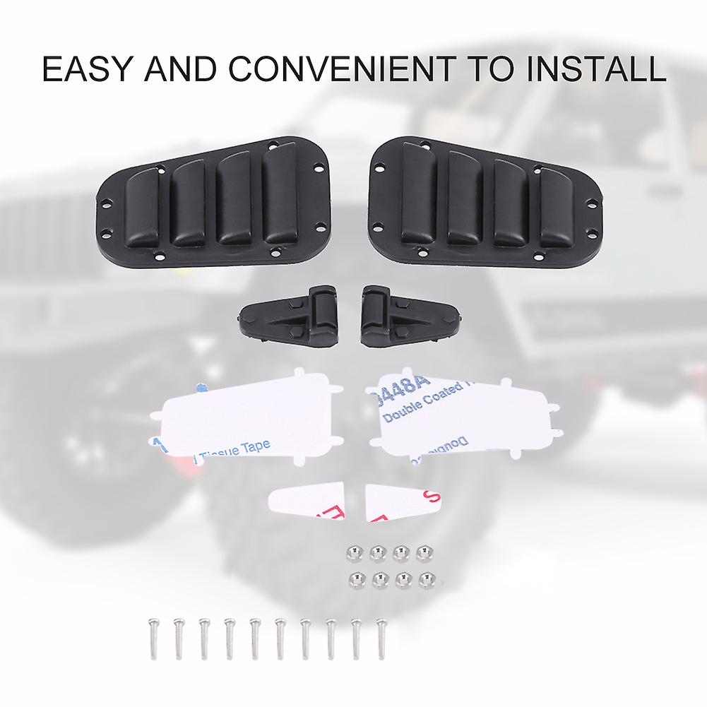 Upgrade Accessory Plastic Intake Grille Engine Cover For Traxxas Trx-4 1/10 Scale Rc Car