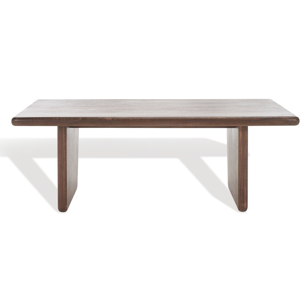 SAFAVIEH Couture Collection Felicity Walnut Wood Coffee Table   44\