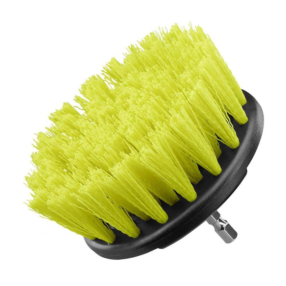 RYOBI Multipurpose Cleaning Kit (4-Piece) with (1) Soft Brush (1) Medium Brush (1) Hard Brush and (1) Medium 360 Brush A95MPCC1